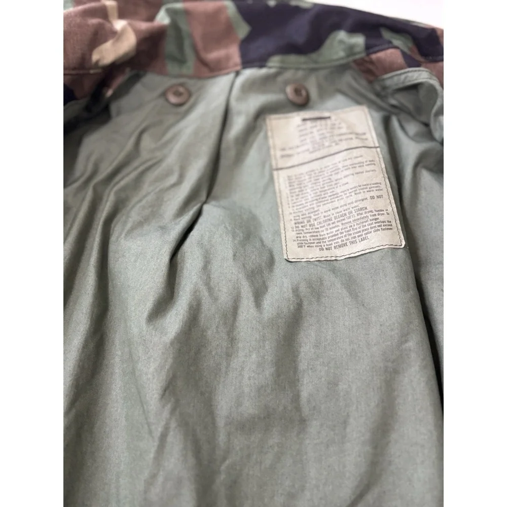 NEW USGI M-65 Cold Weather Coat Woodland Camo XL Regular Stock# 8415-01-099-7841